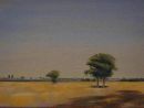 to Fourth Drove 1, 26 x 36cms, oil on canvas